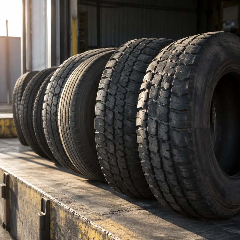 Used Mixed 18" LT used-truck tires wholesale